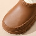thumbnail image 3 of Botas plataforma Zapatos la casa invierno para hombres Fuera piel forrada CALIENTE COMOSA ANTI-SLIP, 3 of 9