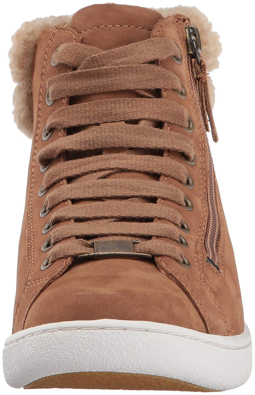 UGG Women s Olive Fashion Sneaker Chestnut Size 10.0 Walmart