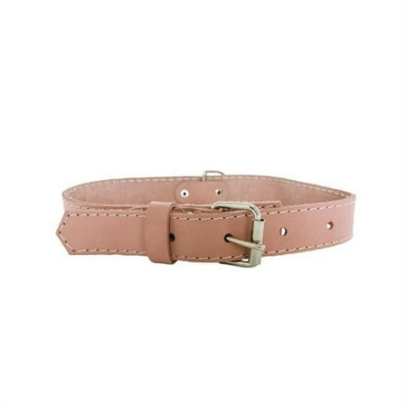 UPC: 0688474604032 | Euro-Dog Collar Luxury Soft Leather Adjustable Buckle Dog Collar Made in USA Affordable European Style Coral – Extra Small