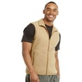 thumbnail image 2 of Men's Full-Zip Polar Fleece Vest, Beige L, 1 Count, 1 Pack, 2 of 6