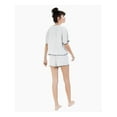 thumbnail image 2 of JENNI Sets White Textured Striped Short Sleeve Round Neck T-Shirt Sleepwear  Size XL, 2 of 2