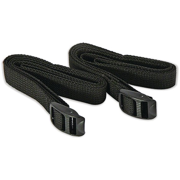 Correas para accesorios Therm-a-Rest para camping y mochilero, 2 unidades, 60 pulgadas, color negro