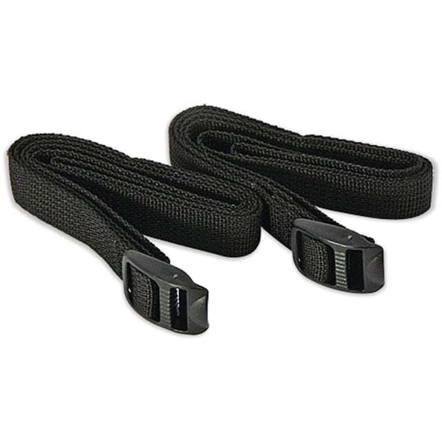Correas para accesorios Therm-a-Rest para camping y mochilero, 2 unidades, 60 pulgadas, color negro