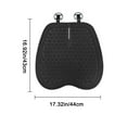 thumbnail image 3 of LHNFT Car Seat Cushion, Enhanced Comfort Memory Foam Design for Pain Relief, Ideal for Drivers, Ergonomic Lumbar Comfort for Long Sitting, Travel Essentials, 24"x18.5", 3 of 6