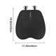 thumbnail image 3 of Cojín de asiento de verano - Protector ventilado y transpirable, juego de dos piezas, ajuste universal para sedán y SUV, negro/gris/beige, 24" x 18,5", 3 of 6