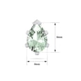 thumbnail image 3 of SuperJeweler 1 Carat Pear Shape Green Amethyst Stud Earrings In Sterling Silver For Women, 3 of 6