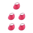 thumbnail image 2 of Jumpingount Sombreros para el sol Moda Protección Gorras con clip Visera transpirable Aleros grandes Casual Top vacío Viaje Vacaciones rosa rojo Type2 NO2 Jumpingount CBP263027, 2 of 5