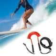thumbnail image 6 of Baoblaze Surfboard Leash Surf Board Leash Wrist Strap Coiled Board Leash Red, 6 of 8