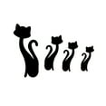 thumbnail image 2 of Decoración de pared, espejo con forma de gato, fondo de pared, decoración, calcomanía de pared, máxima confiabilidad, 2 of 12