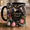 Black, variant on Makeup Artist Mug 3D Effect Black & Gold Coffee Cup Gift for Beauty Professionals