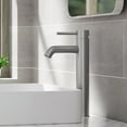 thumbnail image 5 of Ivy Single Hole, Single-Handle, High Arc Bathroom Faucet in Brushed Nickel, 5 of 13