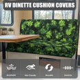 thumbnail image 4 of Uorisanigo St. Patrick's Day Green RV Cushion Slipcover Washable Elastic Couch Cushion Slipcovers Breathable 2-Piece Set RV Dinette Seat Covers Booth Set for RV Camper Car Bench Seats, 4 of 7