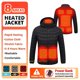 thumbnail image 1 of Chaqueta autocalentada para hombre y mujer, chaleco con calefacción USB, abrigo cálido para caza, Camping, senderismo, esquí, 2-21 áreas, ropa de invierno, 1 of 4