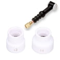 thumbnail image 4 of 2Pcs TIG Welding, Nozzle Accessory Set Kit Cup 12 14 Ceramic For WP9 17 18 20 25 26White, 4 of 8