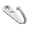 thumbnail image 1 of 3 piezas ganchos de pared blancos NQ para toallas llaves batas abrigos, 1 of 5