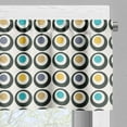thumbnail image 3 of Ambesonne Retro Window Valance, Bold Circles Polka Dots, 54" X 12", Multicolor, 3 of 5