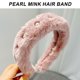 thumbnail image 4 of Diademas para mujer, accesorios para el cabello con forma de perla suave y temperamento, 4 of 5