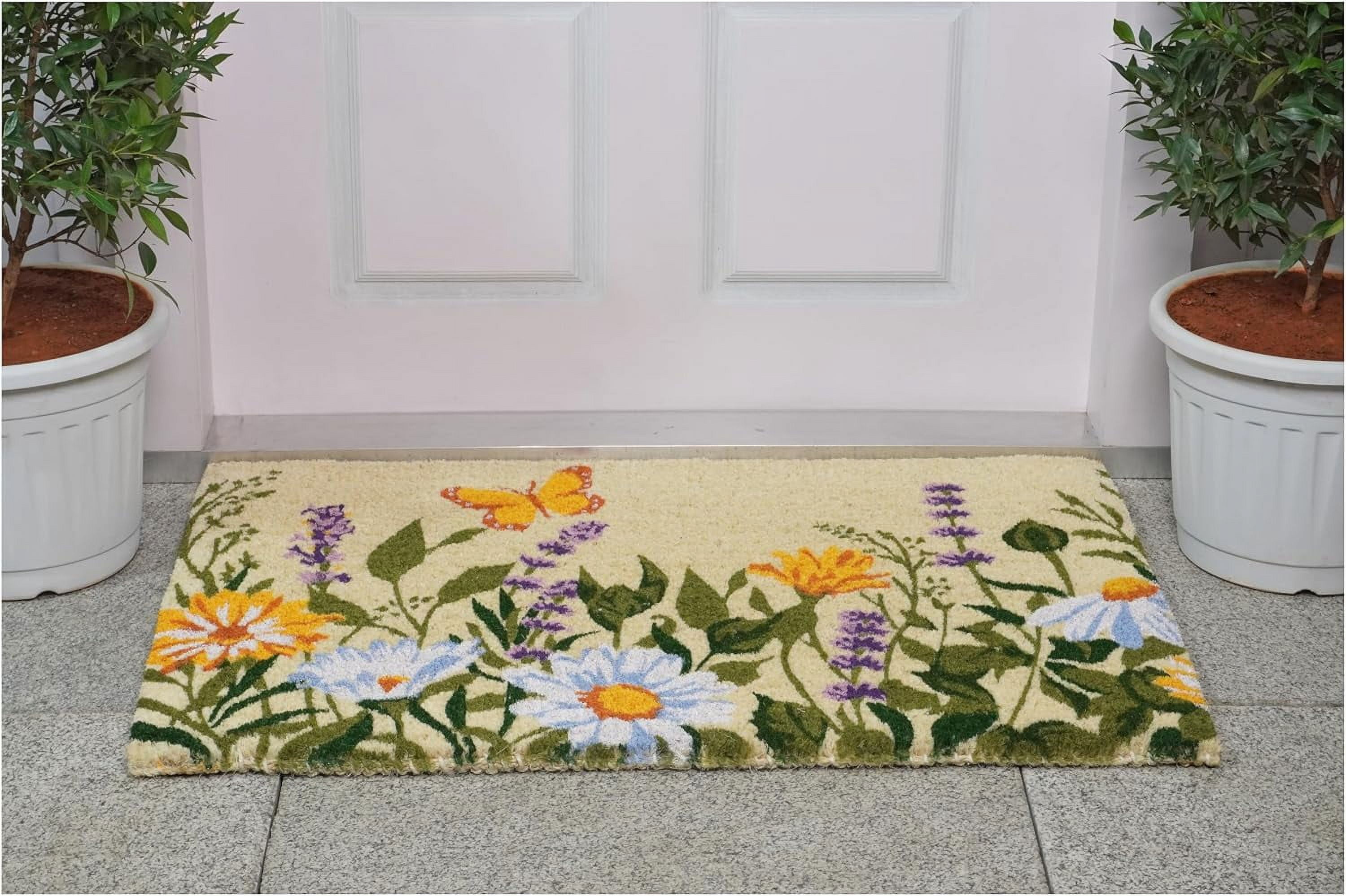 Calloway Mills 112911830 Butterfly Garden Doormat 18" x 30"