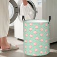 thumbnail image 4 of Minimalist Cute Pig Love Laundry Basket, Laundry Hamper Waterproof Laundry Bag Clothes Hamper Laundry Bin with Handles for Bedroom, Living Room, Kids Room-#, 4 of 5
