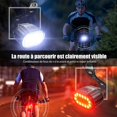 thumbnail image 5 of luces LED para bicicleta, luces delanteras y traseras recargables por USB, luces LED impermeables para bicicleta, faros delanteros de doble cuenta, adecuados para todas las bicicletas y todo tipo de nosotros Rojo Verde Cocina, Decoración y Otros, 5 of 5