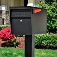thumbnail image 2 of Mail Boss 7106 Curbside Security Locking Mailbox, Black, 2 of 12