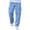 Light Blue, variant on QHFBli Men's Cargo Jeans Streetwear Drawstring Waist Straight Leg Denim Pants with Pockets