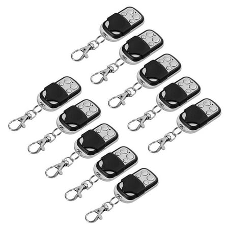 

10Pcs Electric Cloning Universal Gate Garage Door Opener Remote Control Fobs 433MHz Replacement Key Fob