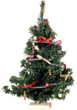 miniature dollhouse christmas tree