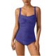 thumbnail image 2 of Traje de baño de una pieza para mujer, bikini informal y de moda de color sólido con cordones, traje de baño de moda playera para mujer, trajes de baño de una pieza para mujer, trajes de baño para muj, 2 of 7