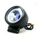 thumbnail image 5 of Faro Para Moto Rasen Auxiliar Led Con Lupa Redondo Con 2 Led Ojo De Angel Con Luz Blanca Fija Y Estrobo  amarillo, 5 of 7
