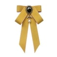 thumbnail image 5 of Segolike Bow Tie Ribbon Brooch Bowknot Shirt Tie Bowknot Bow Tie Costume Accessories Ladies Gift Necktie Bow Brooch for Suit Women DIY Yellow, 5 of 8