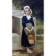 thumbnail image 2 of Bouguereau, William-Adolphe 15x24 Black Modern Framed Museum Art Print Titled - La Fille DEau, 2 of 4