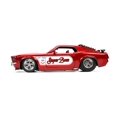 thumbnail image 4 of Big Time Muscle 1:24 1970 Ford Mustang Boss 429 Coche fundido a presión Candy Red Juguetes para niños y adultos, 4 of 5