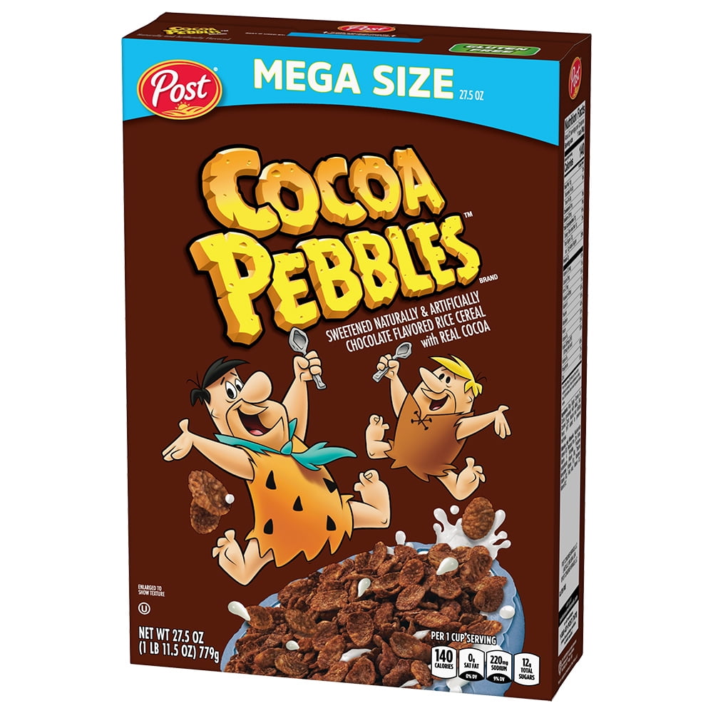 Post, Breakfast Cereal, Cocoa Pebbles, Mega Size 27.5oz