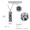 thumbnail image 2 of Sunflower Urn Necklace for Ashes Cylinder Bar Necklace for Ashes for Women Pendant Keepsake for Ashes Memory Cremation Jewelry Sunflower Celtic Necklace Jewelry for Women, 2 of 5