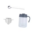 thumbnail image 2 of Siruishop Insulated Pour over Coffee Maker Set Camp Coffee Carafe for Home Backpacking white, 2 of 8