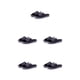 thumbnail image 1 of Minnieouse Zapatillas Badslippers Zapatos de baño Toboganes antideslizantes Zapatillas de playa Sandalias de masaje transpirables Interior Negro Type2 NO2, 1 of 6