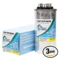 thumbnail image 1 of 3-Pack 40 / 5 MFD 440 Volt Dual Round Run Capacitor Replacement for GE 97F9838 - CAP-97F9838, UpStart Components Brand, 1 of 4