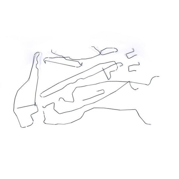 Brake Hydraulic Line Kit - Compatible with 2003 - 2006 Chevrolet Avalanche 1500 - AC Delco
