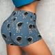 thumbnail image 4 of Fotbe Astronaut Shorts Sin Costuras – Shorts Deportivos de Cintura Alta para Mujer, Elásticos para Gimnasio, Yoga, Running o Ciclismo-Small, 4 of 8
