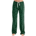 thumbnail image 4 of Women Leopard Print Pajama Pants Elastic Waist Lounge Pants Comfy Lightweight Soft Sleepwear Drawstring Casual, 4 of 5