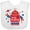AA-White, variant on Inktastic Robot Little Brother Boys Baby Bib