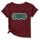 thumbnail image 5 of Puntoco Liquidación de camisetas cortas para mujer Camiseta de manga corta con cuello redondo y estampado informal a la moda para mujer, 5 of 5