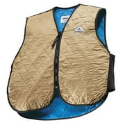 Techniche Evaporative Cooling Vest, Nylon, Khaki, L - 6529-KHAKIL