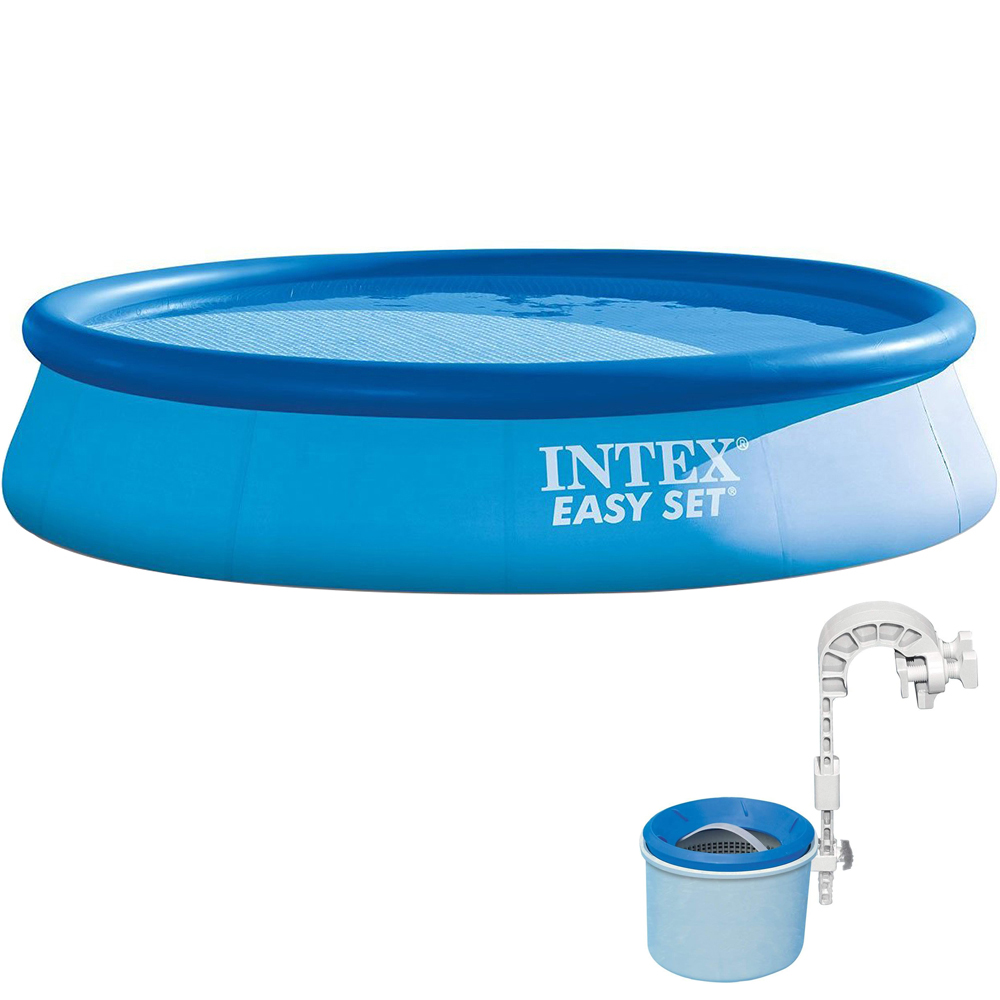 Intex 28141EH Easy Set Inflatable Pool Set (13' x 33") Bundle with