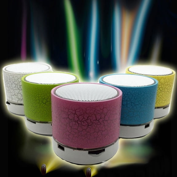 Joernso Speaker Portable LED Mini Louder Volume Bluetooth-compatible Portable Speaker for Outdoor