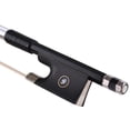 thumbnail image 2 of Carbon Fiber 4/4 Full Size Violin Fiddle Circle Style Bow Ebony Frog, 2 of 7
