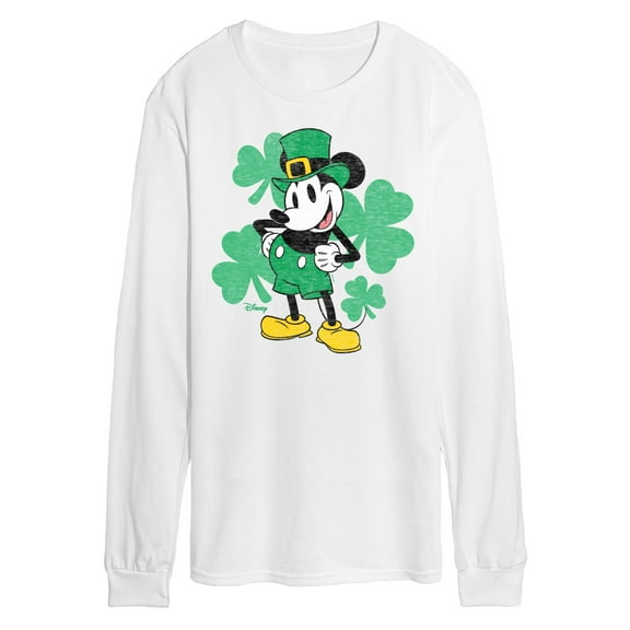 Disney - Leprechaun Mickey - Men's Long Sleeve T-Shirt