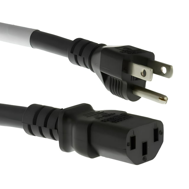 Cables y kits de cables de alimentación de alta resistencia, 3 clavijas, 6 pies (1,8 m), 15 A/125 V