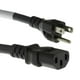 thumbnail image 1 of Cables y kits de cable de alimentación AC, resistentes, 3 m, 15 A/125 V, 14 AWG, 1 of 9